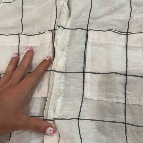 Linen Blend Long Tank - Picture 4 of 12